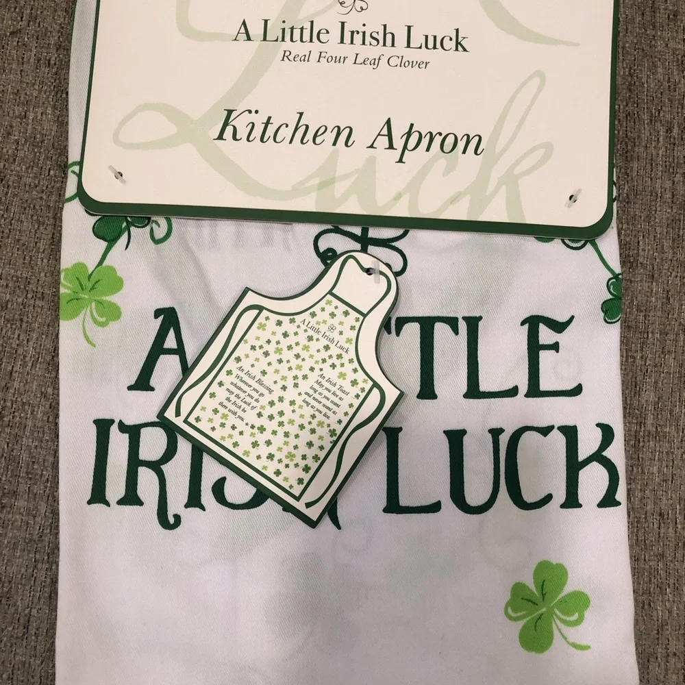 Irish Luck Kitchen Apron